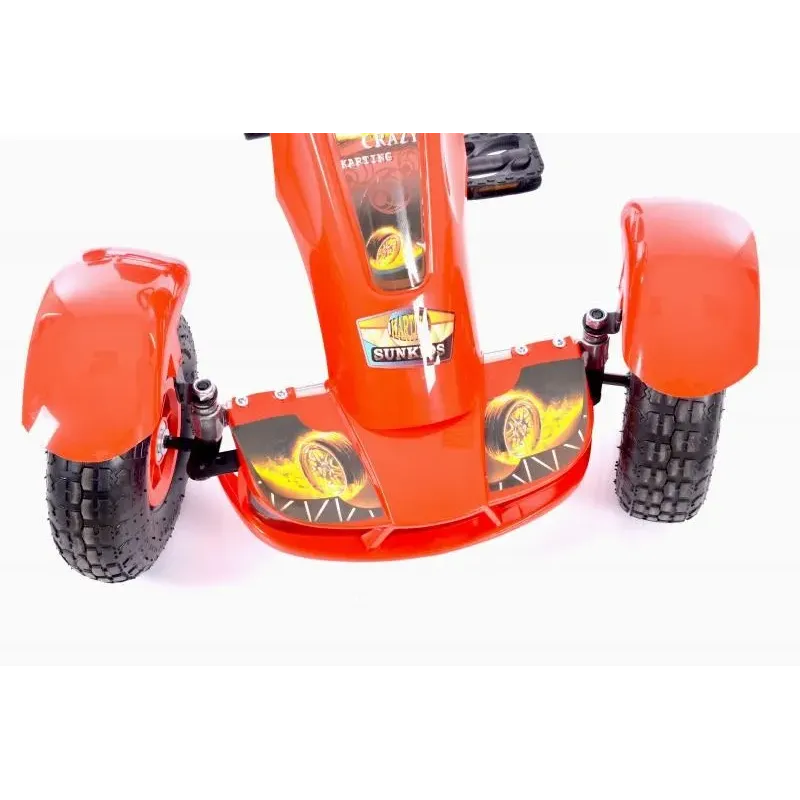 Велокарт (Веломобиль) Go-Kart F618 красный (от 4-10 лет)