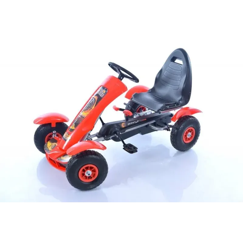 Велокарт (Веломобиль) Go-Kart F618 красный (от 4-10 лет)