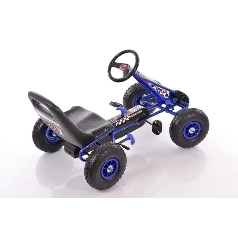 Велокарт (Веломобиль) Go-Kart A-15 синий (от 3-8 лет)