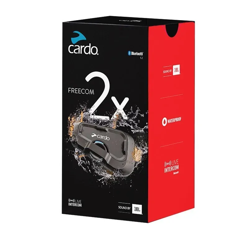 Cardo FRC2X103 motorcycle intercom 2 channels 800 m Black