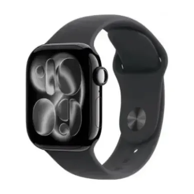 Apple Watch Series 11 GPS + Cellular 46mm Jet Black Alu Case, Black Sport Band M/L EU MFC44