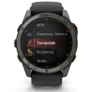 Garmin fēnix 8 Pro 3.56 cm (1.4") AMOLED 51 mm Digital 454 x 454 pixels Touchscreen Black, Grey, Titanium Wi-Fi GPS