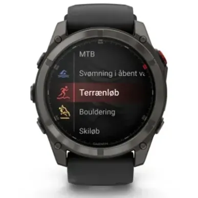 Garmin fēnix 8 Pro 3.56 cm (1.4") AMOLED 51 mm Digital 454 x 454 pixels Touchscreen Black, Grey, Titanium Wi-Fi GPS