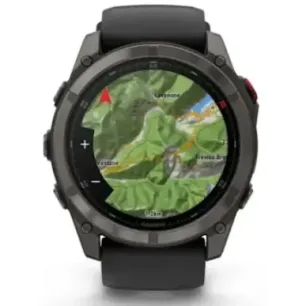 Garmin fēnix 8 Pro 3.56 cm (1.4") AMOLED 51 mm Digital 454 x 454 pixels Touchscreen Black, Grey, Titanium Wi-Fi GPS