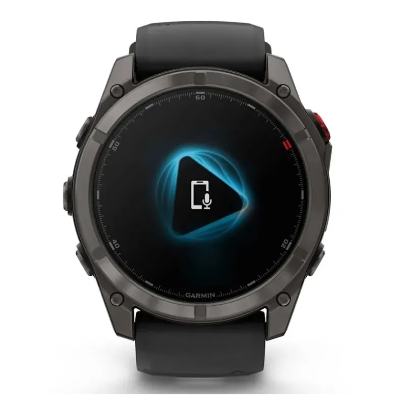 Garmin fēnix 8 Pro 3.56 cm (1.4") AMOLED 51 mm Digital 454 x 454 pixels Touchscreen Black, Grey, Titanium Wi-Fi GPS