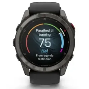 Garmin fēnix 8 Pro 3.56 cm (1.4") AMOLED 51 mm Digital 454 x 454 pixels Touchscreen Black, Grey, Titanium Wi-Fi GPS