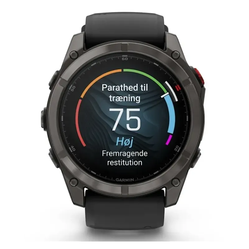 Garmin fēnix 8 Pro 3.56 cm (1.4") AMOLED 51 mm Digital 454 x 454 pixels Touchscreen Black, Grey, Titanium Wi-Fi GPS