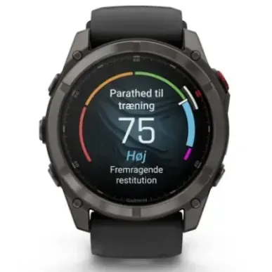 Garmin fēnix 8 Pro 3.56 cm (1.4") AMOLED 51 mm Digital 454 x 454 pixels Touchscreen Black, Grey, Titanium Wi-Fi GPS
