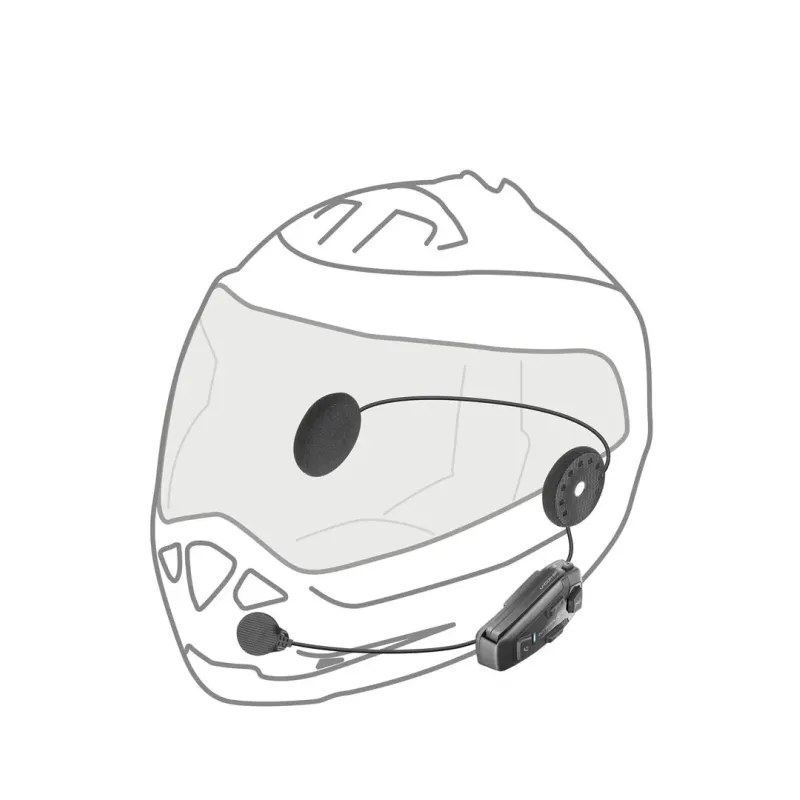 Interphone U-COM 8R Motorbike intercom 1600 m Black