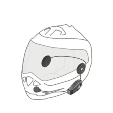 Interphone U-COM 8R Motorbike intercom 1600 m Black