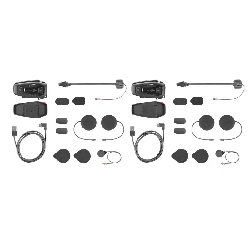 Interphone U-COM 8R Motorbike intercom 1600 m Black