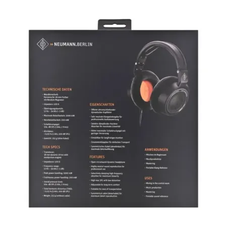 Neumann NDH 30 Black Edition - open-back studio headphones