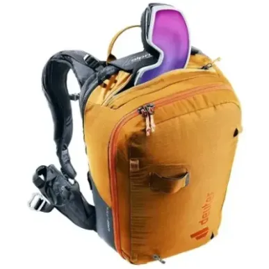 Plecak Deuter Alproof Lite 20 SL - cinnamon/blac + Kosmetyczka Deuter Wash Center I, raisin/caspia