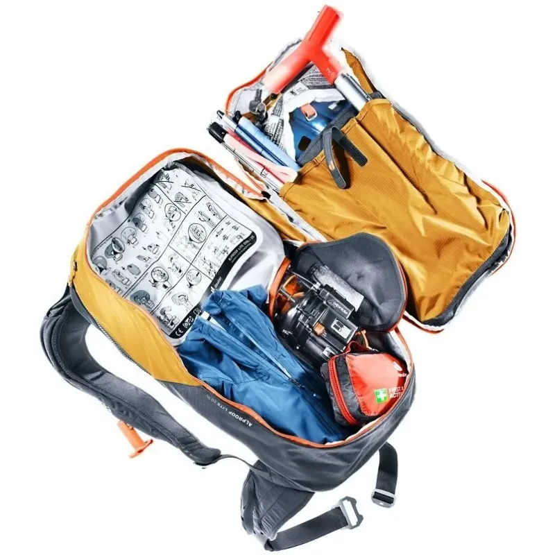 Plecak Deuter Alproof Lite 20 SL - cinnamon/blac + Kosmetyczka Deuter Wash Center I, raisin/caspia