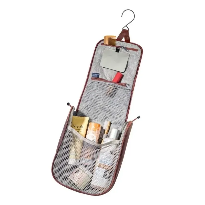 Plecak Deuter Alproof Lite 20 SL - cinnamon/blac + Kosmetyczka Deuter Wash Center I, raisin/caspia