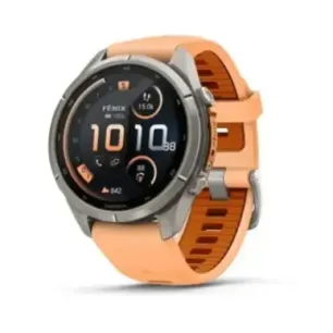 Fenix 9 Pro inReach 43mm AMOLED titanium hall + oranž rihm Fenix 9 Pro inReach 43mm AMOLED titanium hall + oranž rihm