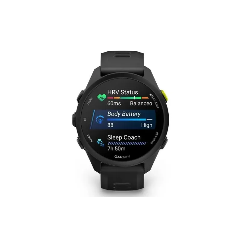 Garmin Forerunner 70 3.05 cm (1.2") AMOLED 43 mm Digital 390 x 390 pixels Touchscreen Black GPS (satellite)