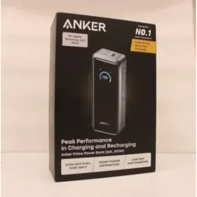 SALE OUT. Anker Prime power bank - USB, 2 x USB-C - 300 Watt 26250 mAh Black DEMO