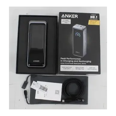 SALE OUT. Anker Prime power bank - USB, 2 x USB-C - 300 Watt 26250 mAh Black DEMO