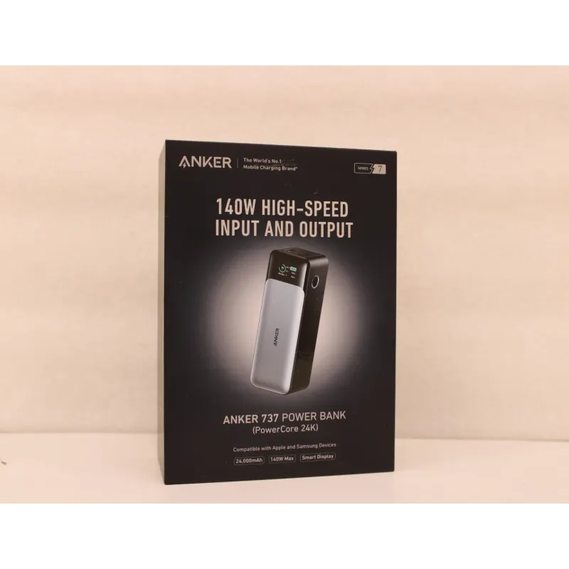 SALE OUT. Anker 737 Power Bank Gen 2 B2C - UN Black Iteration 1 A1289011 24000 mAh Black DEMO