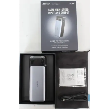 SALE OUT. Anker 737 Power Bank Gen 2 B2C - UN Black Iteration 1 A1289011 24000 mAh Black DEMO