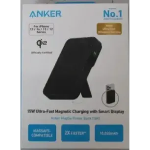SALE OUT. Anker 633 Magnetic Wireless Power Bank with 27W USB C port A1654G11 10000 mAh Black DEMO
