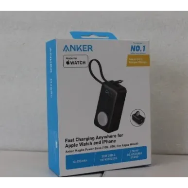 SALE OUT. Anker MagGo Power Bank 10000 mAh Black Stone DEMO