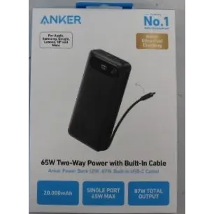 SALE OUT. Anker Power Bank 65W A1383H11 20000 mAh Black DEMO
