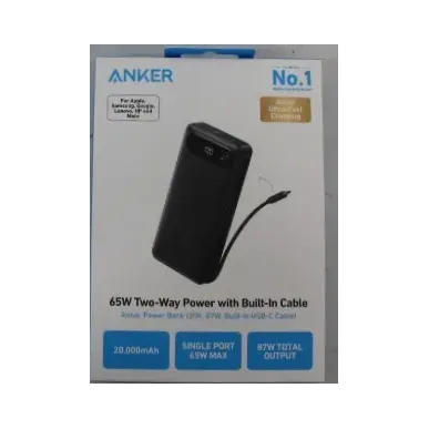 SALE OUT. Anker Power Bank 65W A1383H11 20000 mAh Black DEMO