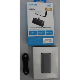 SALE OUT. Anker Nano Power Bank Built-In with USB-C Connector A1653H11 5000 mAh Black DEMO