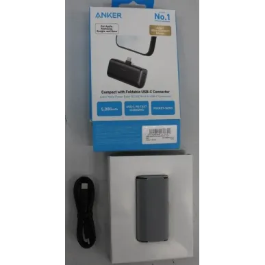 SALE OUT. Anker Nano Power Bank Built-In with USB-C Connector A1653H11 5000 mAh Black DEMO