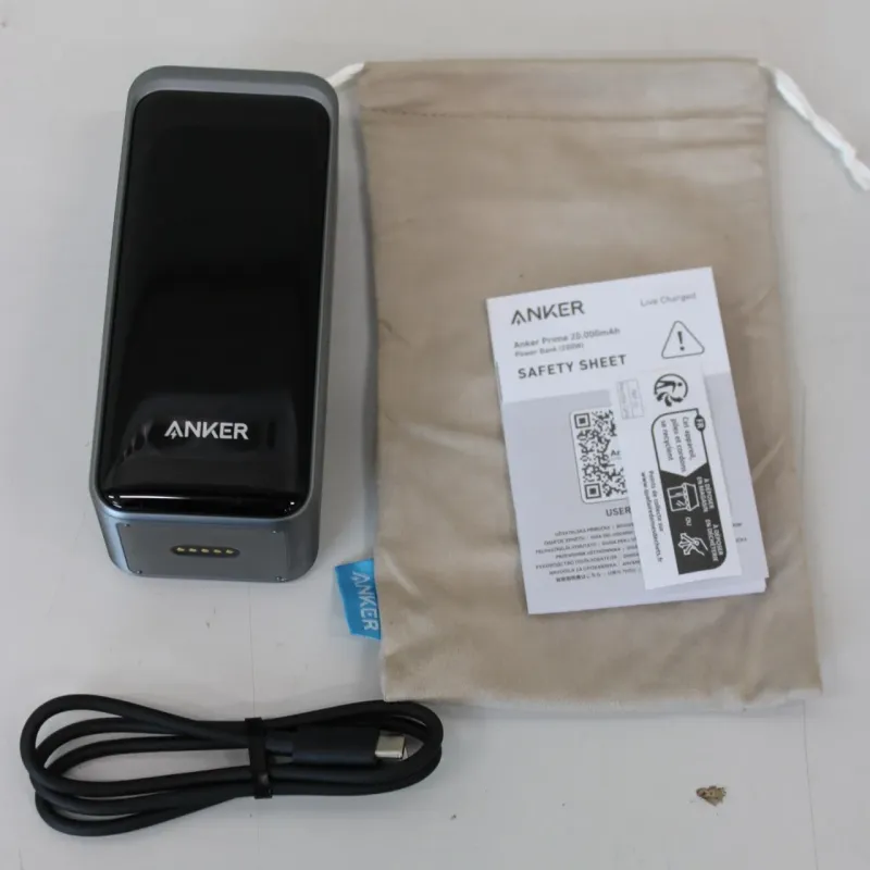 SALE OUT. Anker Power Bank, 200 W Prime 20000 mAh Black UNPACKED, SMALL  SCRATCHED ON TOP