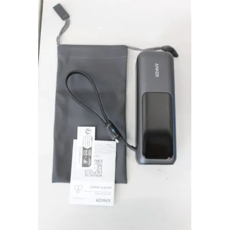 SALE OUT. Anker Zolo Powerbank A1695H11 25000 mAh Built-In USB-C and Retractable Cable) Grey UNPACKED,