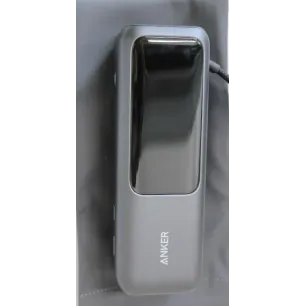 SALE OUT. Anker Zolo Powerbank A1695H11 25000 mAh Built-In USB-C and Retractable Cable) Grey UNPACKED,