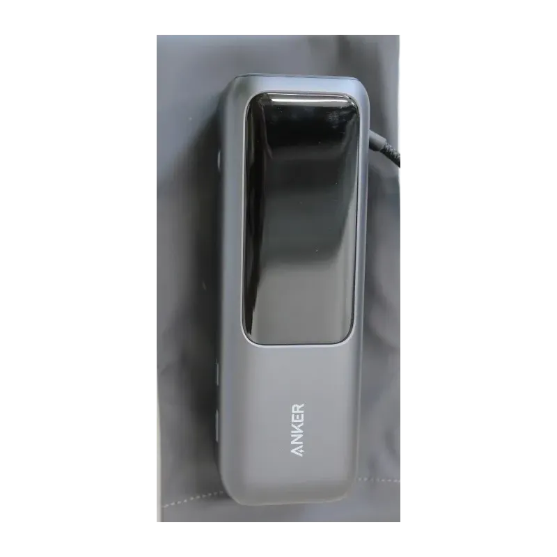 SALE OUT. Anker Zolo Powerbank A1695H11 25000 mAh Built-In USB-C and Retractable Cable) Grey UNPACKED,
