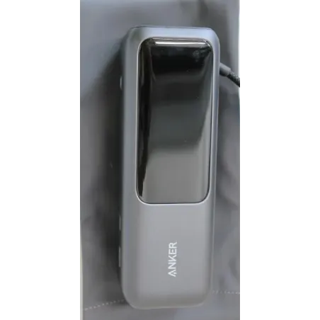 SALE OUT. Anker Zolo Powerbank A1695H11 25000 mAh Built-In USB-C and Retractable Cable) Grey UNPACKED,