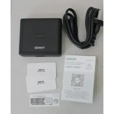 SALE OUT. Anker Prime Charging Base for Power Bank, 100W A1902311 Black UNPACKED, DAMAGED PACKAGING, SCRATCHED