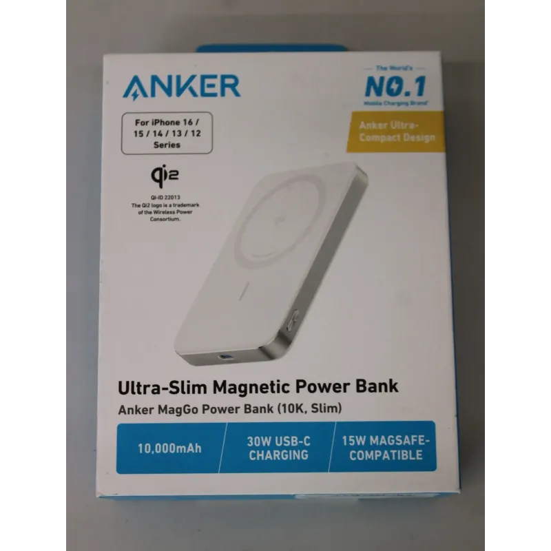 SALE OUT. Anker Power Bank MagGo 10000 mAh White DEMO