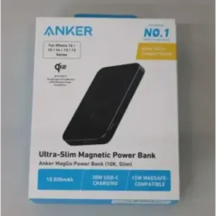 SALE OUT. Anker MagGo Wireless Powerbank (With 30W C port, Ultra slim) A1664H11 10000 mAh Black DEMO