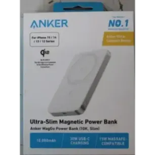 SALE OUT. SALE OUT. Power Bank MagGo 10000 mAh White DAMAGED SEAL STICKER