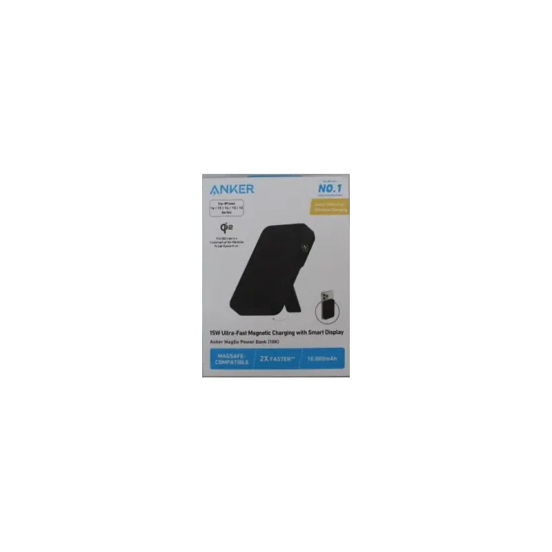 SALE OUT. Anker 633 Magnetic Wireless Power Bank with 27W USB C port A1654G11 10000 mAh Black DAMAGED