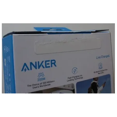 SALE OUT. Anker Zolo Powerbank A1695H11 25000 mAh Built-In USB-C and Retractable Cable) Grey DEMO
