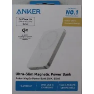 SALE OUT. Anker Power Bank MagGo 10000 mAh White DEMO