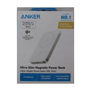 SALE OUT. Anker Power Bank MagGo 10000 mAh White DEMO
