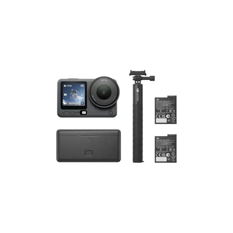 DJI Action Camera Osmo Action 6 Enchanced Combo 40 MPx 4k 120fps Black EU (CP.OS.00000505.02)