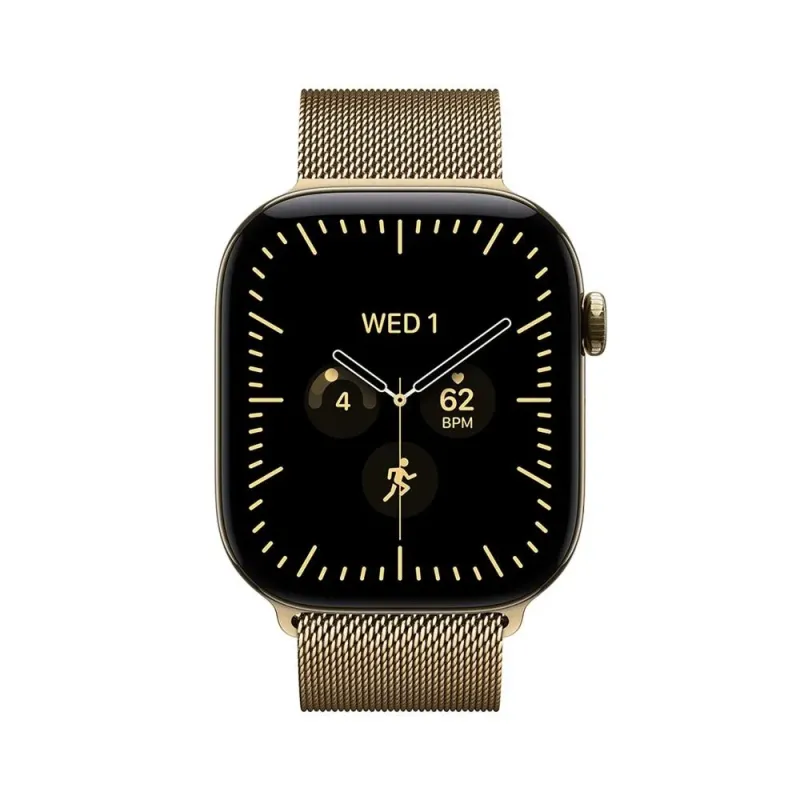Apple Watch 12 5G 42mm Gold Ti, Gold Milanese Loop Apple Watch 12 5G 42mm Gold Ti, Gold Milanese Loop