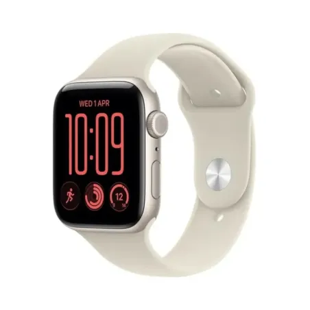 Apple Watch SE 3 5G 40mm Starlight Alu, Sand Sport Band - S/M
