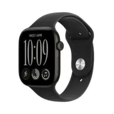 Apple Watch 12 GPS 46mm Black Alu, Black Sport Band - S/M
