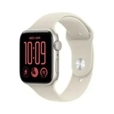 Apple Watch SE 3 GPS 40mm Starlight Alu, Sand Sport Band - S/M