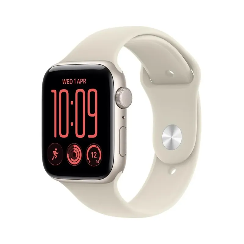Apple Watch SE 3 GPS 40mm Starlight Alu, Sand Sport Band - M/L